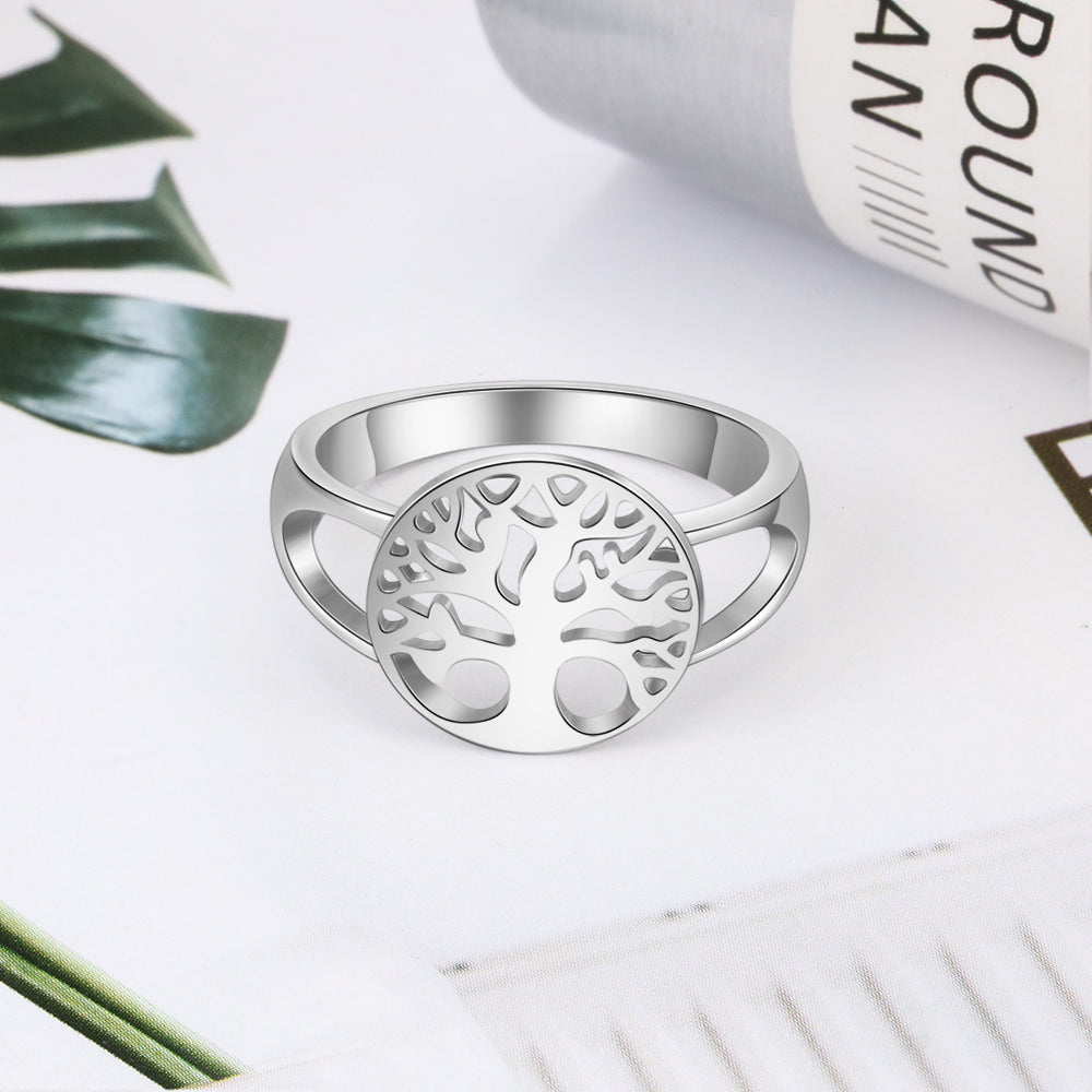 925 Sterling Silber Tree Of Life Celtic Ring