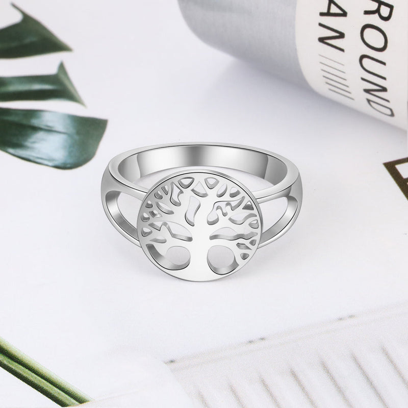 925 Sterling Silber Tree Of Life Celtic Ring