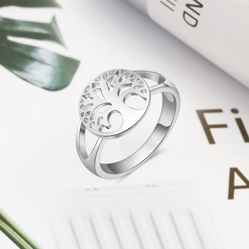 925 Sterling Silber Tree Of Life Celtic Ring