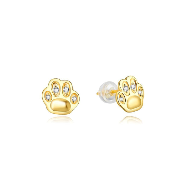925 Sterling Silver Cat S Paw Ohrring Frauen Schmuck