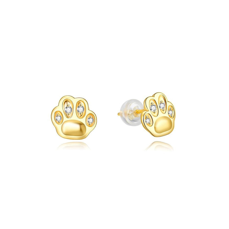 925 Sterling Silver Cat S Paw Ohrring Frauen Schmuck