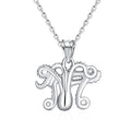925 Sterling Silber Sea Animal Anhänger Halskette