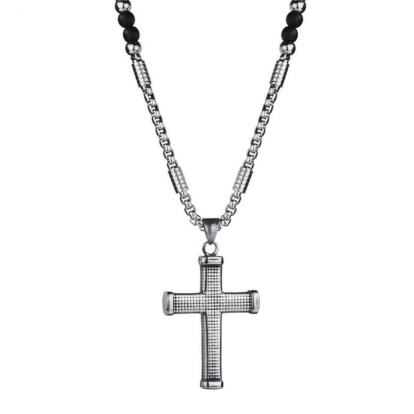 Perlen Katholische Rosario  Kette Cross Anhänger Halskette