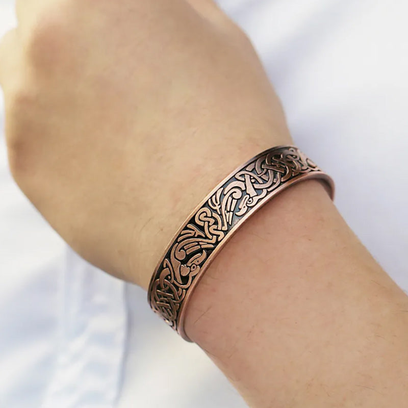 Keltische Irische Dreifaltigkeitsknoten Einstellbare Magnetische Armbänder