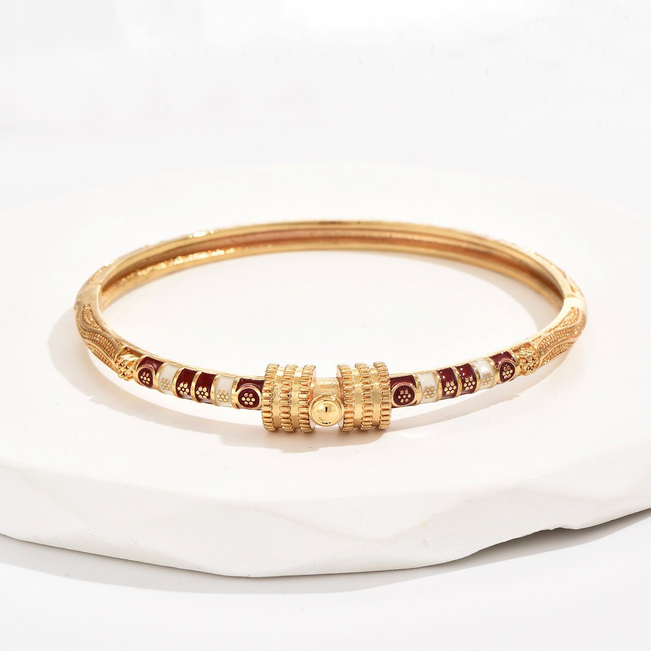 Silvia Ruby Bohemian Armreif