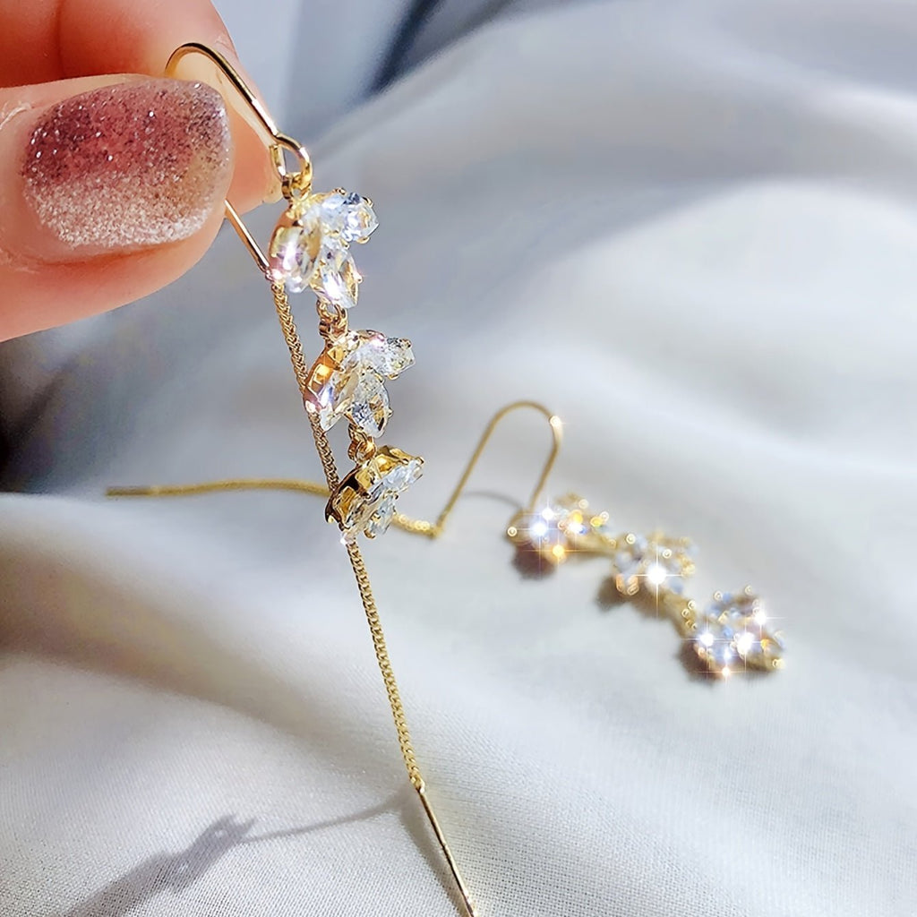 Treten Sie In Die Natur 14K Gold Plated Dangle Ohrringe