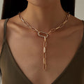 Tabitha Paperclip -Kette Halskette