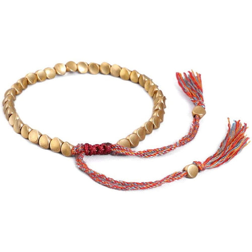 Armband aus tibetischen Kupferperlen