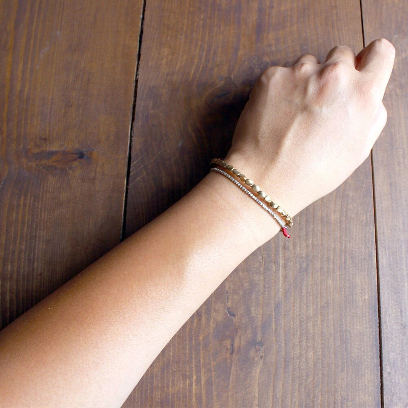 Armband aus tibetischen Kupferperlen