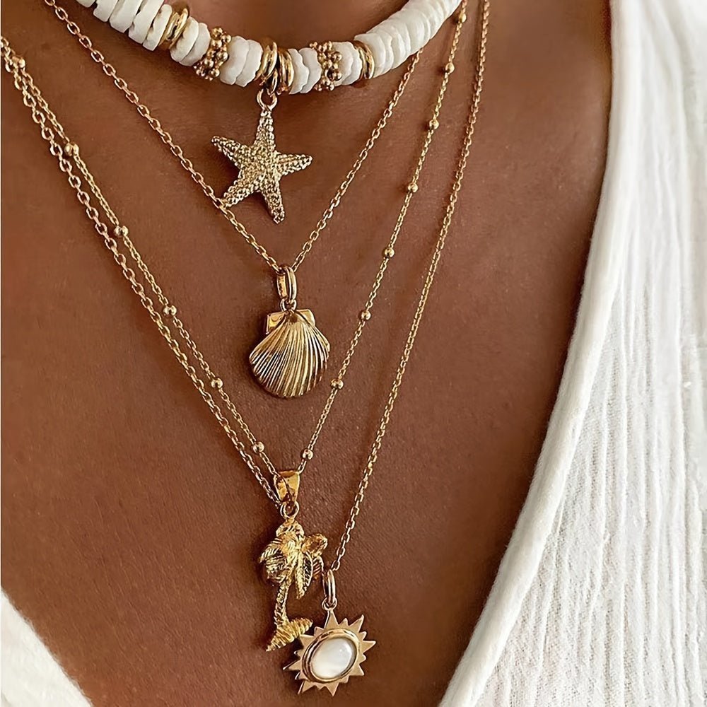 Valeria Beach Vibes Statement Halskette