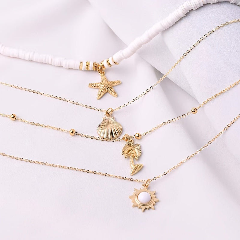 Valeria Beach Vibes Statement Halskette