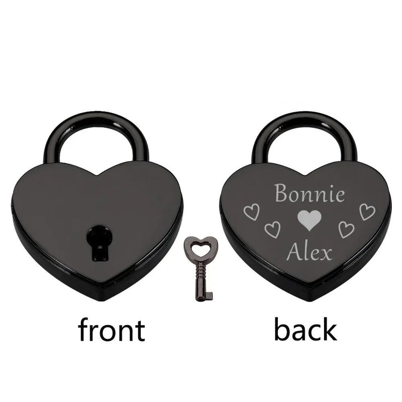 Liebesschloss mit Gravur