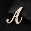 Vintage Pearl Eingebettete Personalisierte Einen Z Anfänglichen Buchstaben Broschenstifte