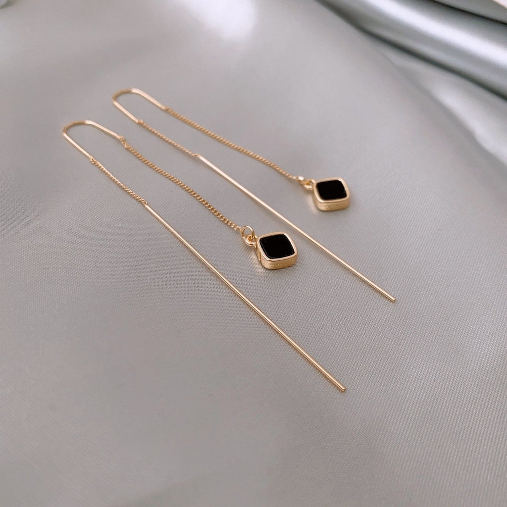 Verena Schwarze Ohrringe