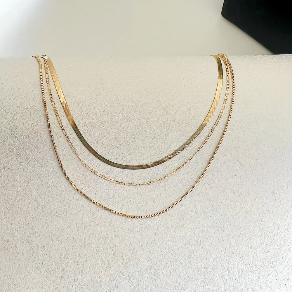 Wilma Tri Layer Minimalistische Halskette